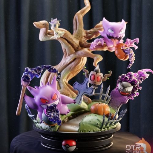 Gengar Evolutions Diorama
