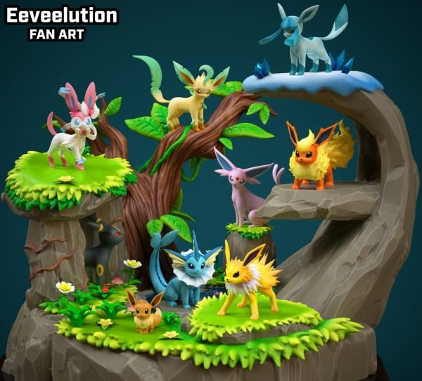 Eeveelution Diorama