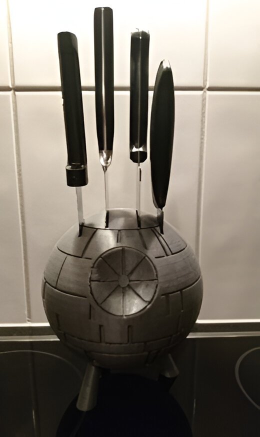 Estrella de la Muerte Soporte de cuchillos